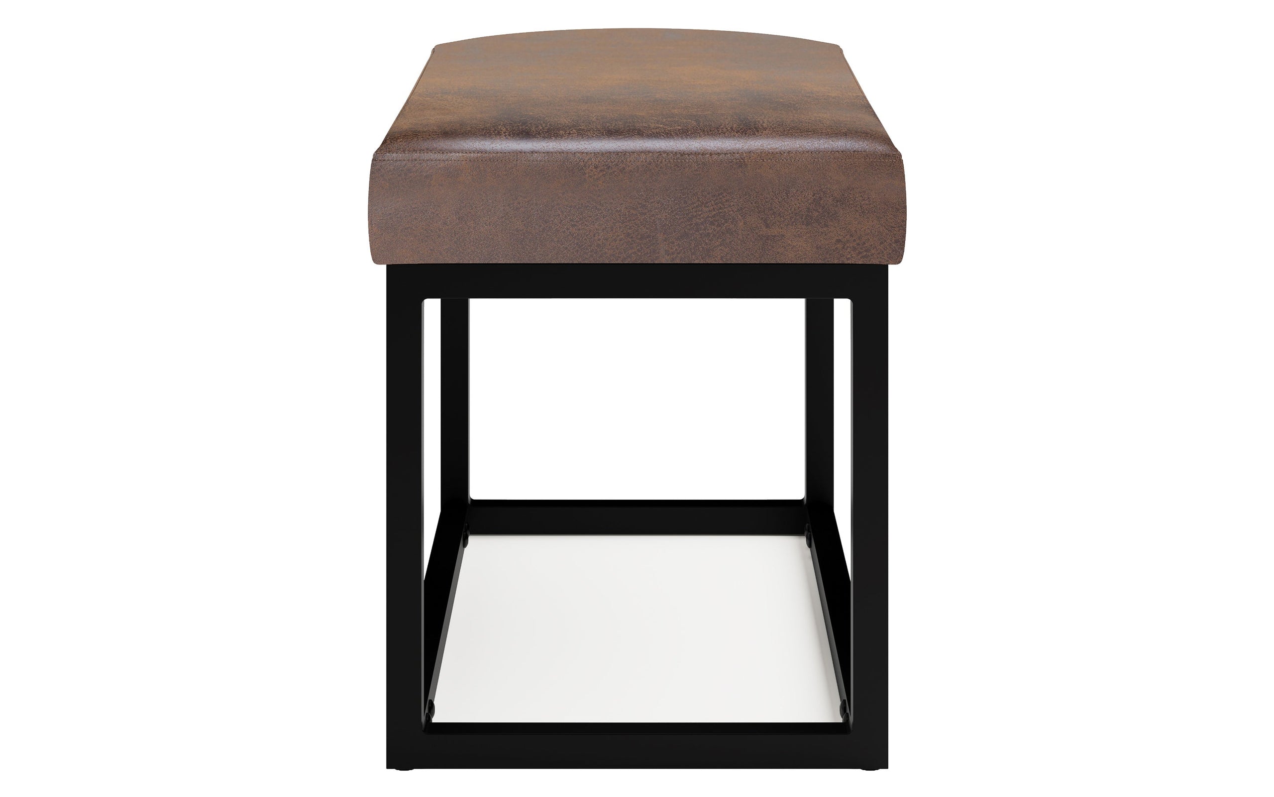 Distressed Chestnut Brown | Reynolds Small Bench