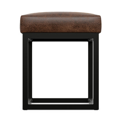 Distressed Chestnut Brown | Reynolds Small Bench