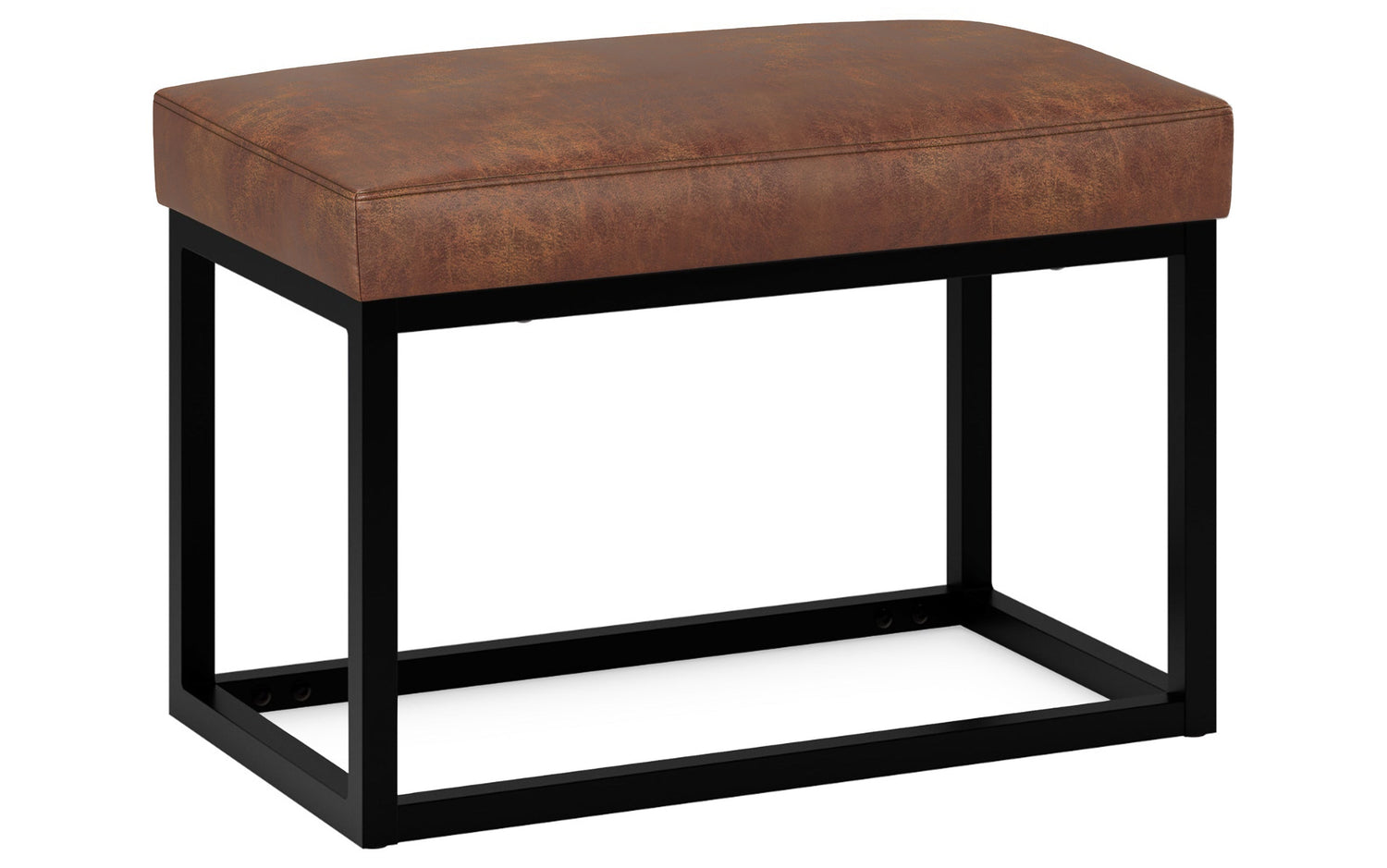 Distressed Saddle Brown | Reynolds Small Bench