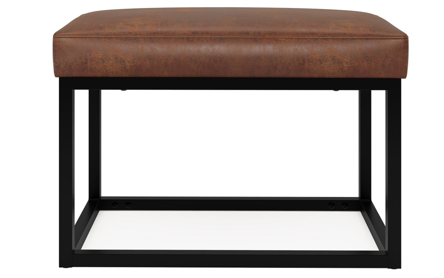 Distressed Saddle Brown | Reynolds Small Bench