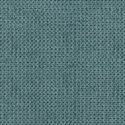 Smoky Teal Linen Style Polyester | Scott Small Ottoman Bench