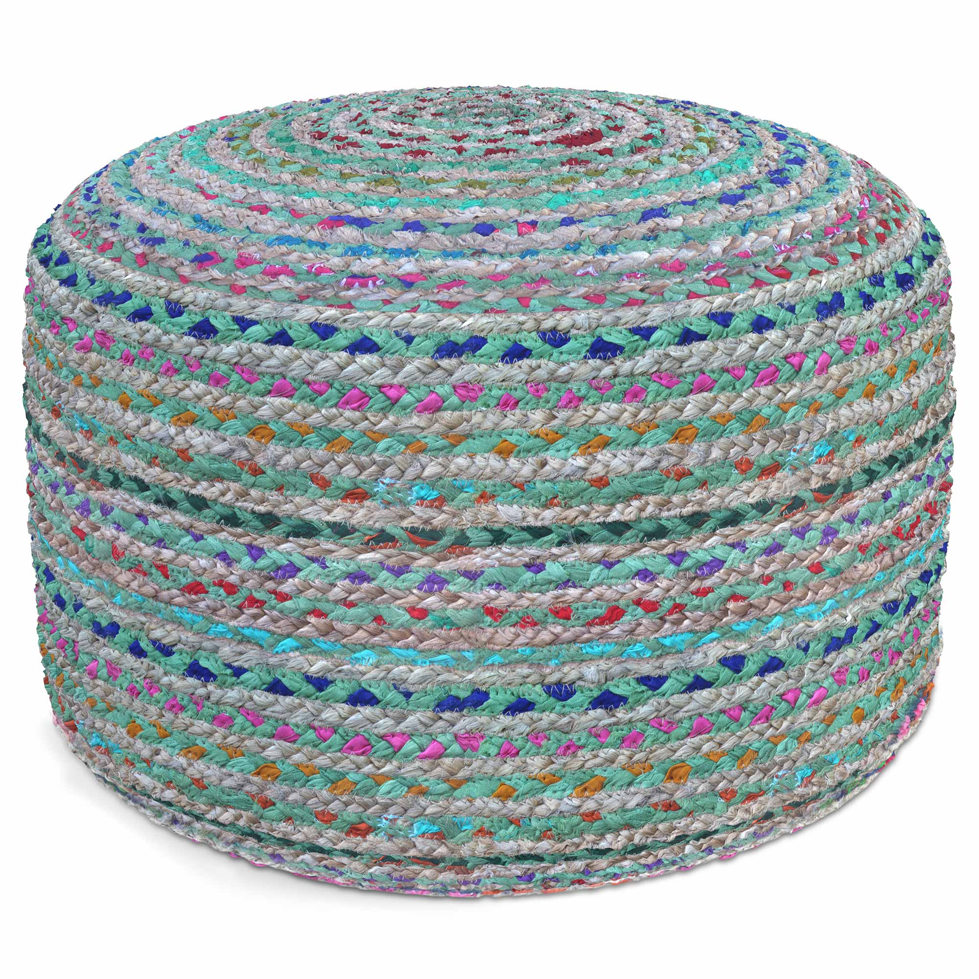 Green | Margo Round Pouf