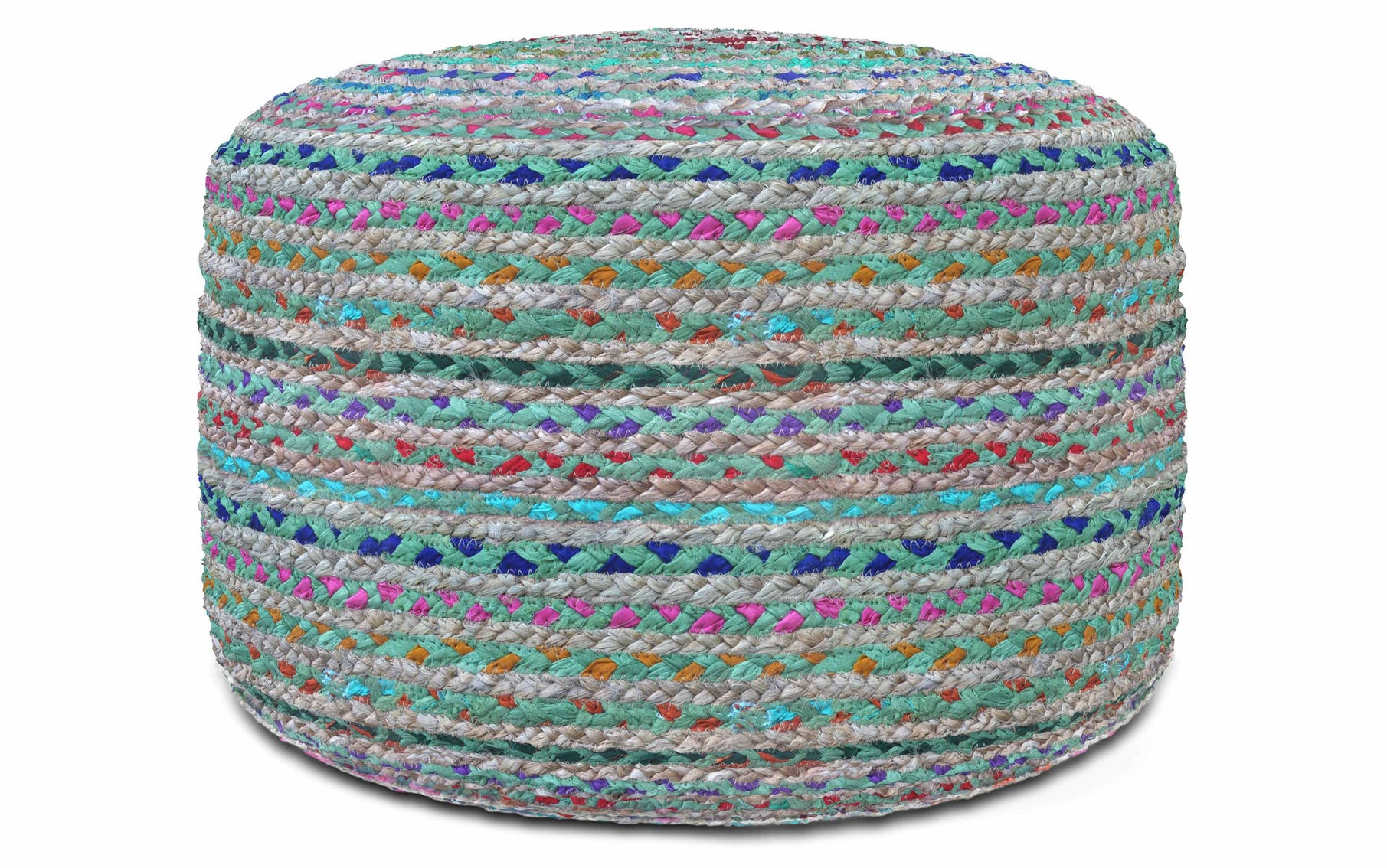 Blue | Margo Round Pouf