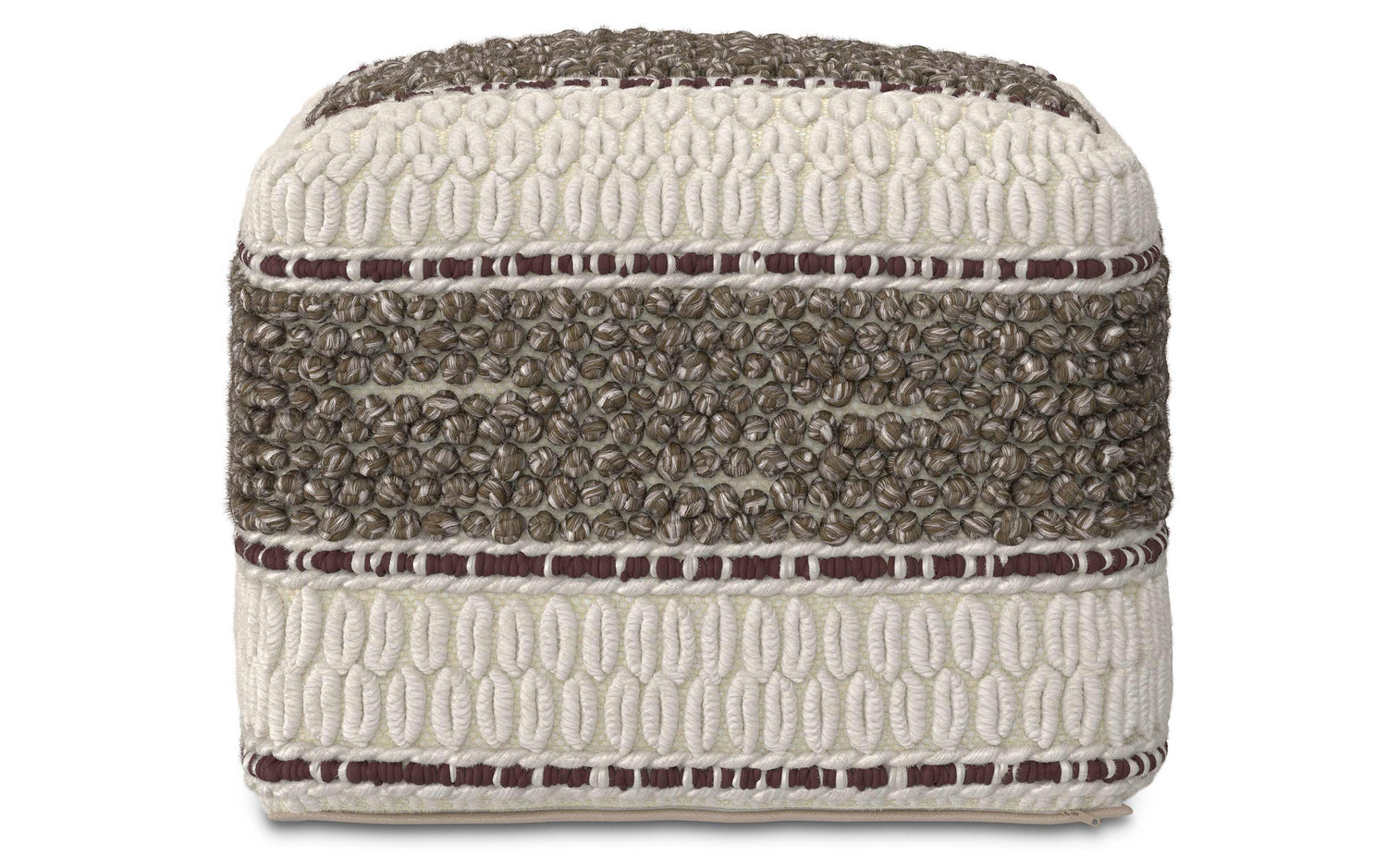 Earth Tone Brown | Grady Pouf