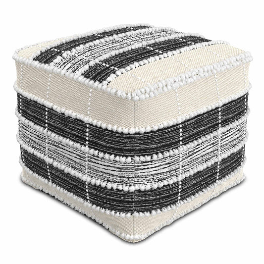 Barley Square Pouf