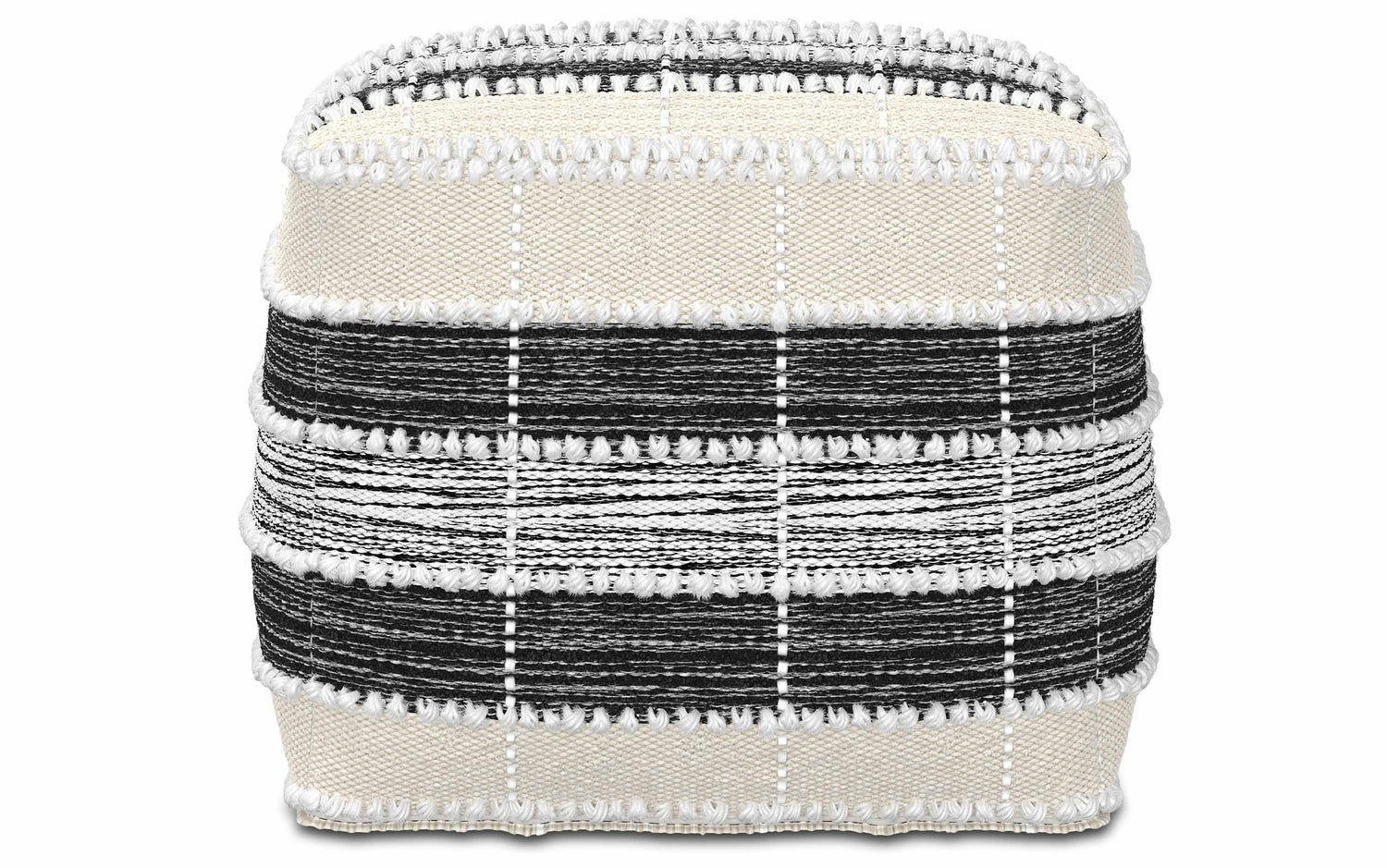 Barley Square Pouf