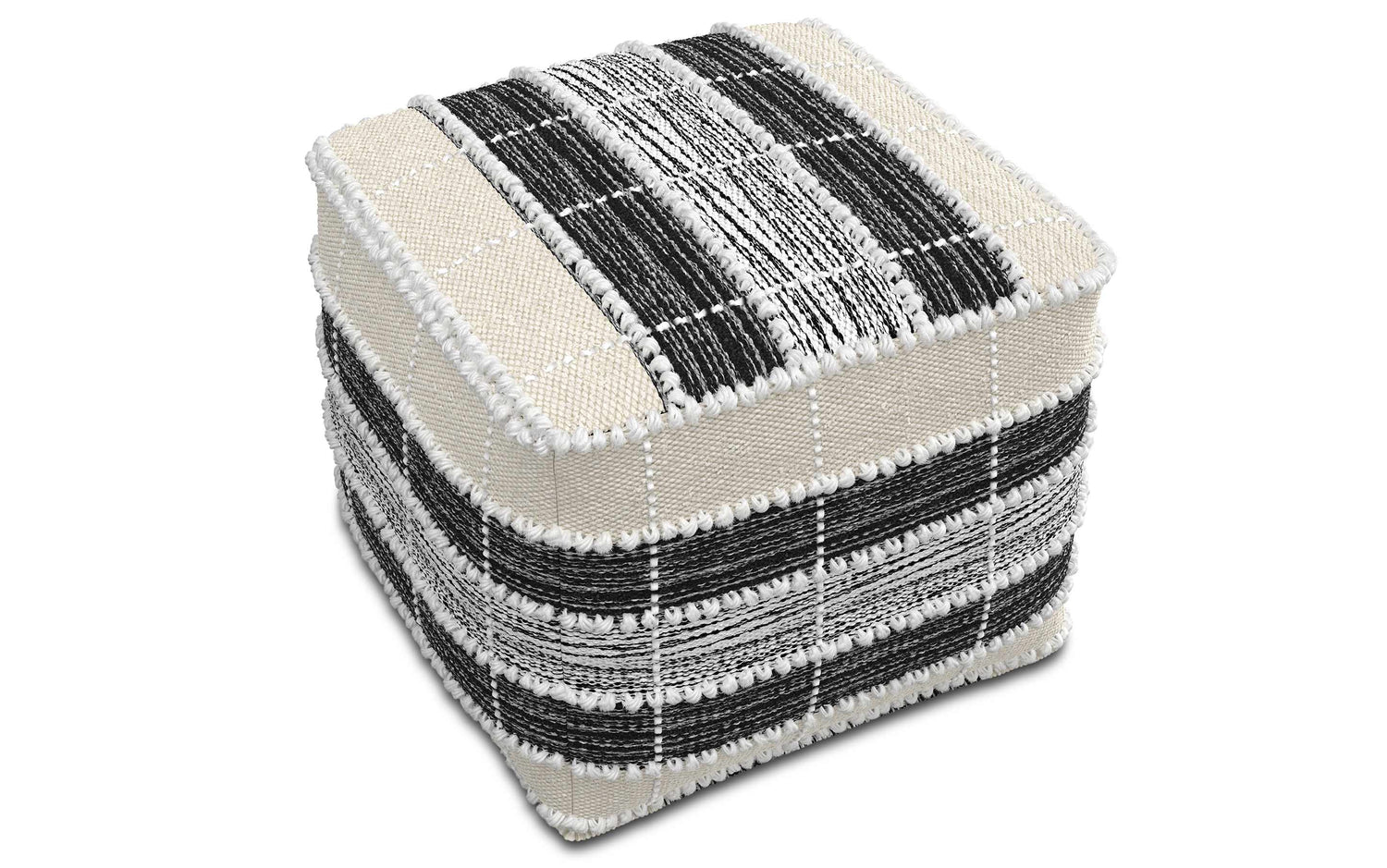 Barley Square Pouf