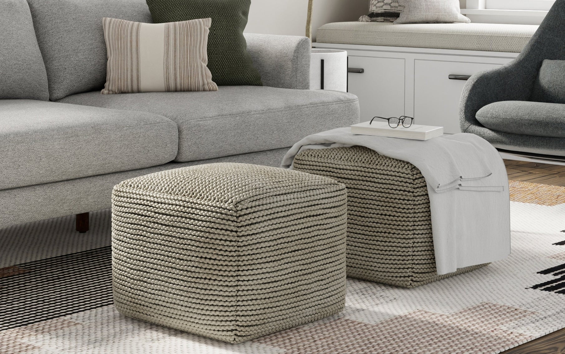 Eastmont Outdoor/Indoor Pouf