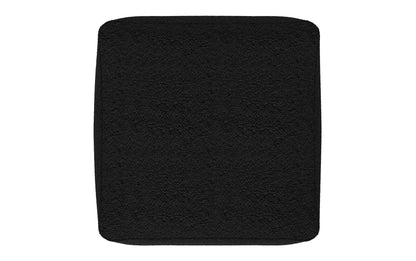 Black | Chantal Square Pouf