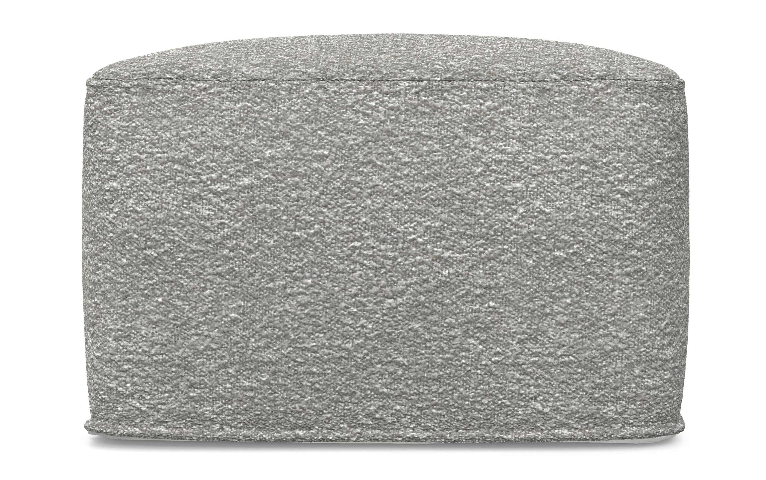 Light Grey | Chantal Square Pouf