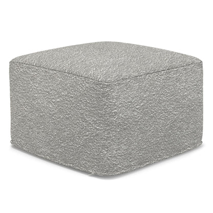 Light Grey | Chantal Square Pouf