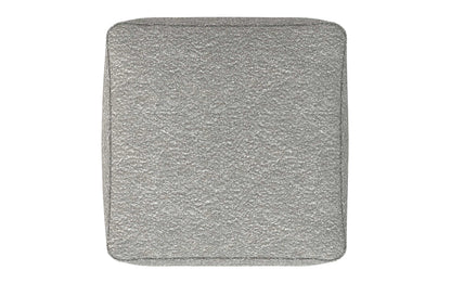 Light Grey | Chantal Square Pouf
