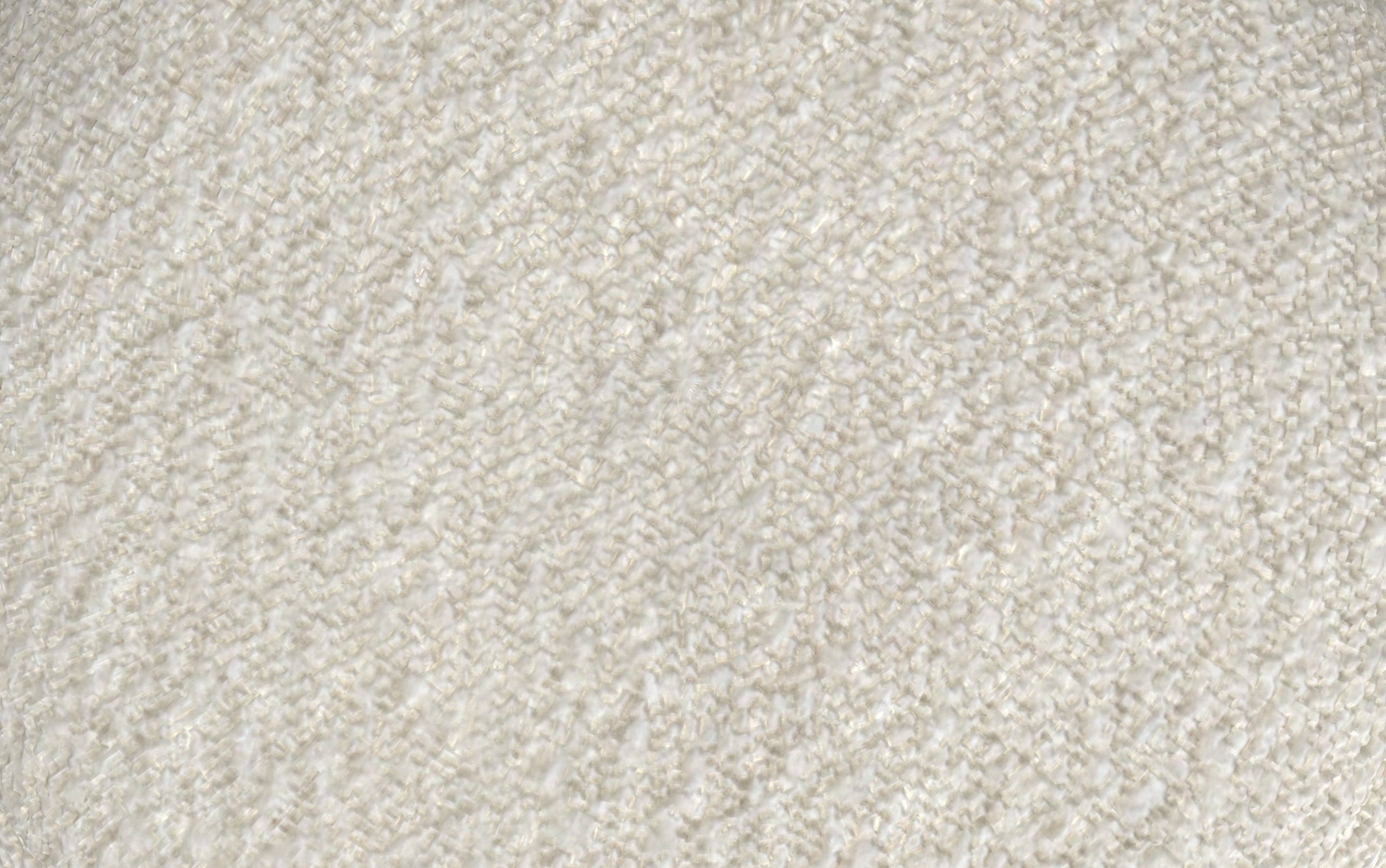 White | Chantal Round Pouf