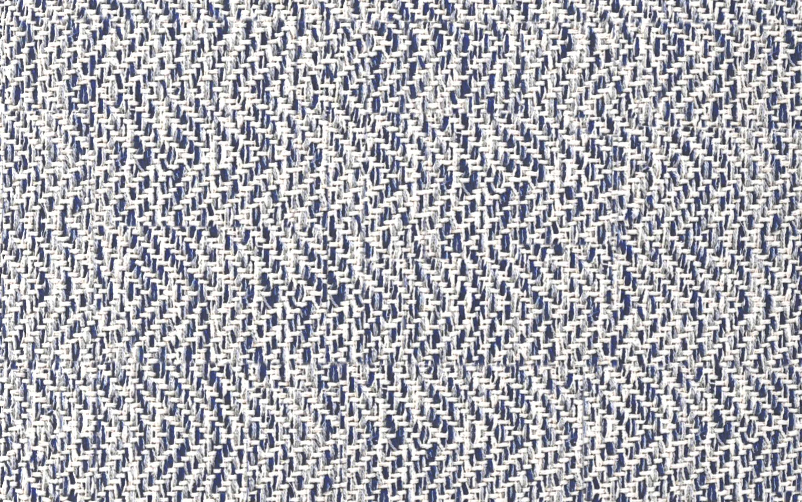 Denim Melange | Nate 18 inch Square Pouf