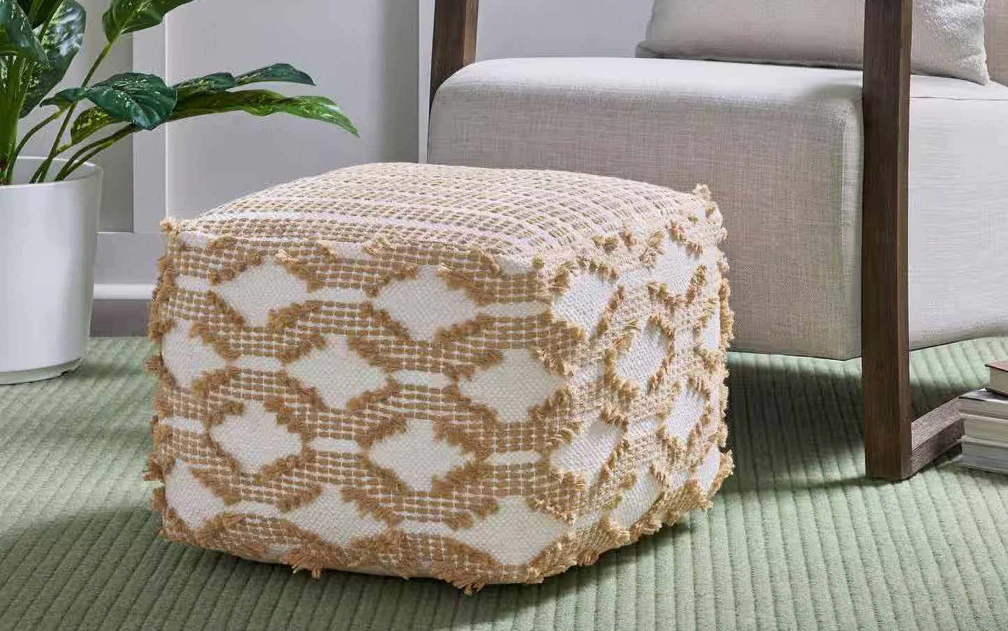 Rowan Square Pouf Ottoman
