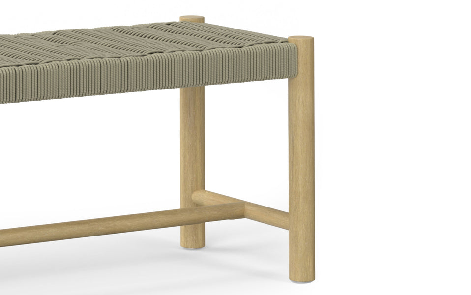 Natural Taupe | Dahlia Outdoor Indoor Bench