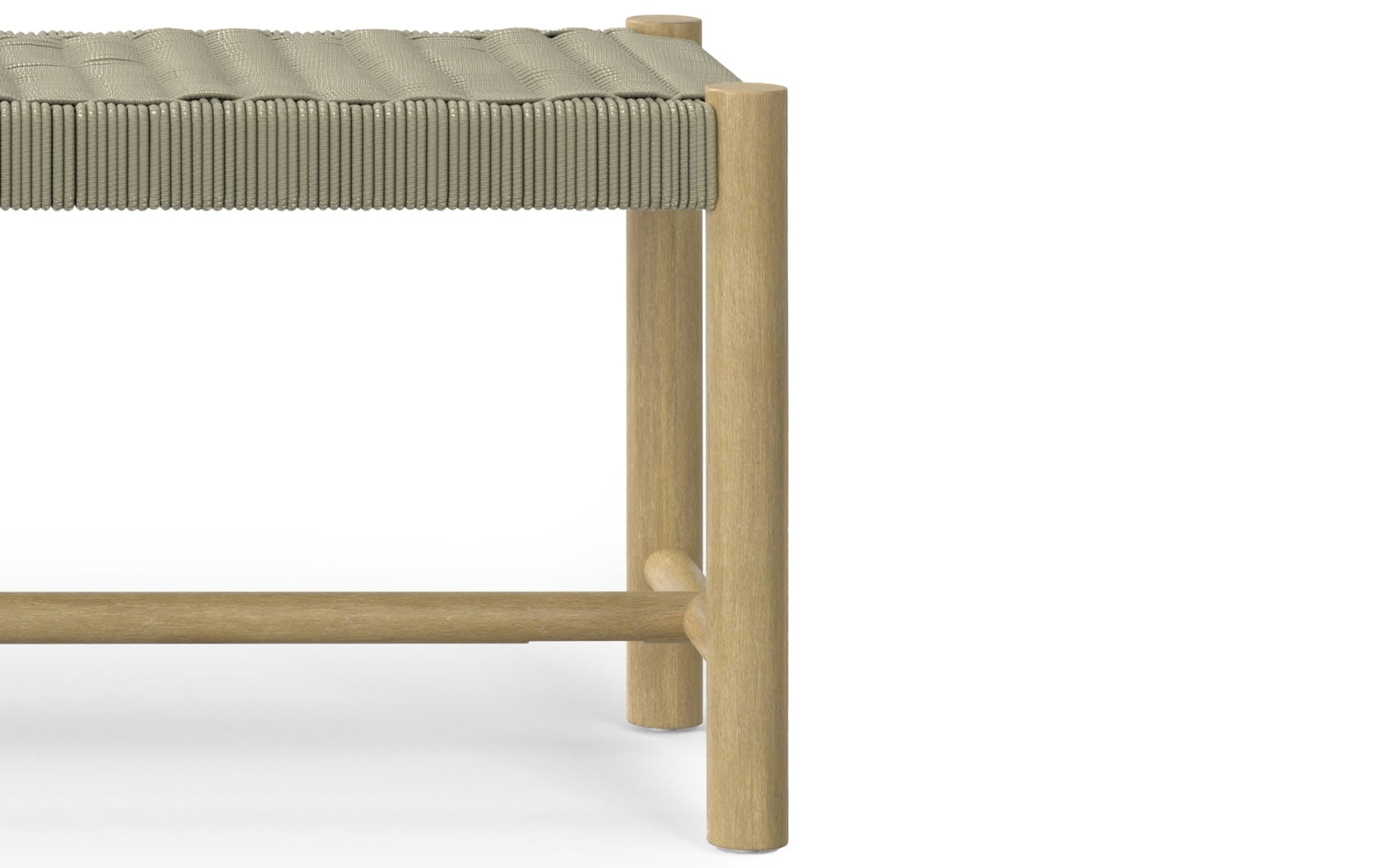 Natural Taupe | Dahlia Outdoor Indoor Bench