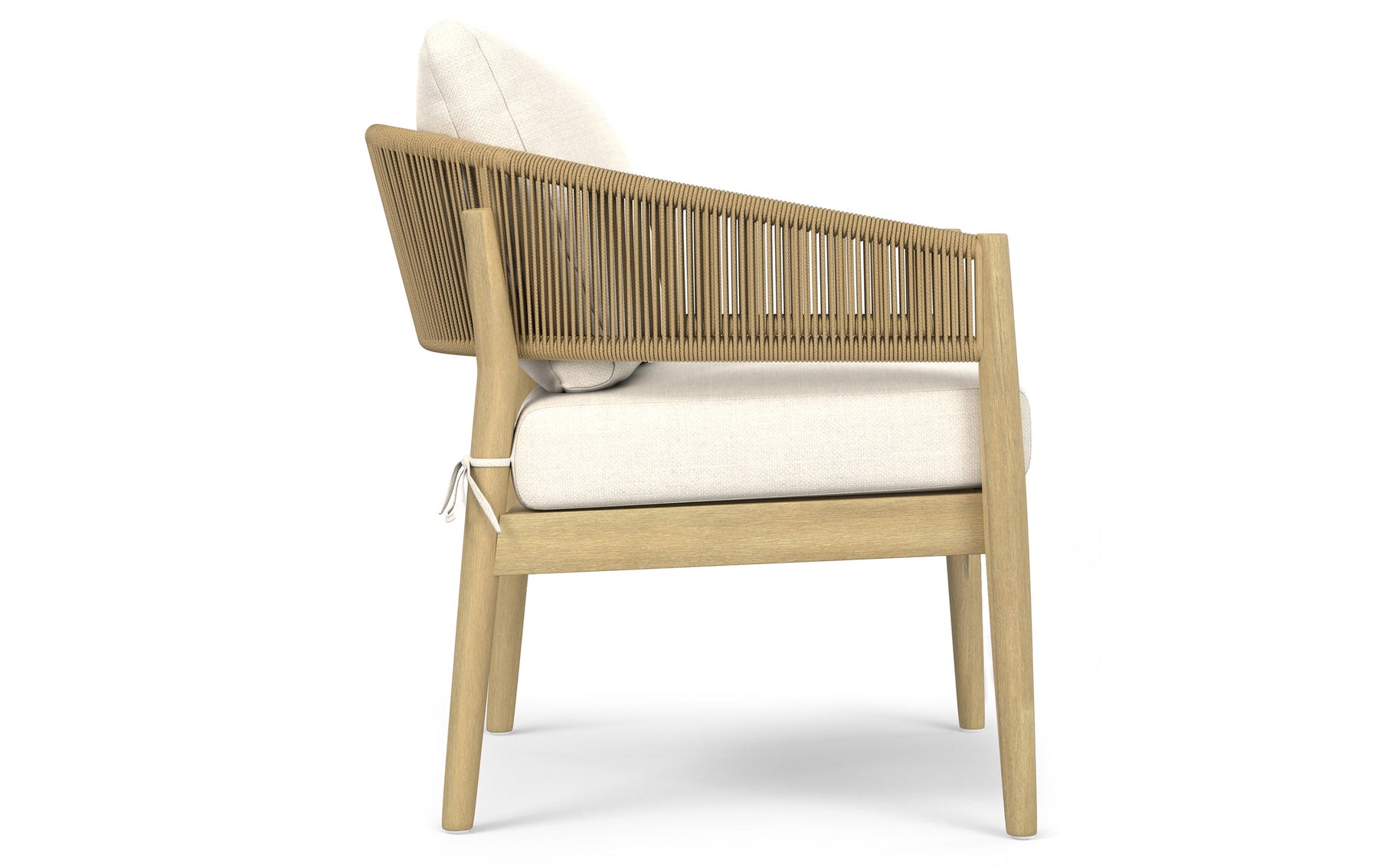 SIMPLIHOME Bayshore Table basse d'extérieur en teck clair 109,2 cm SIMPLIHOME Bayshore Table basse d'extérieur en teck clair 109,2 cm