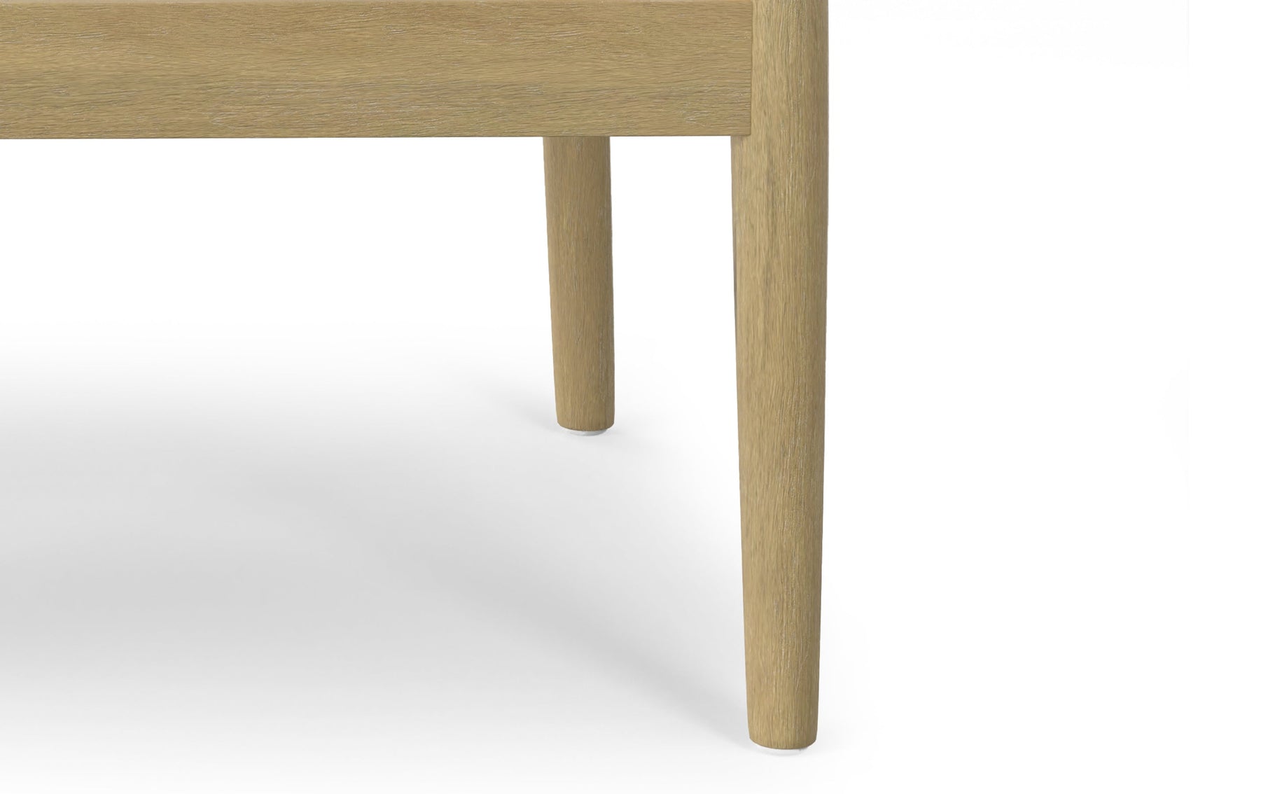 Simpli Home Bayshore Outdoor Conversation Chair (Set of 2) in Natural/Light Teak - Canada