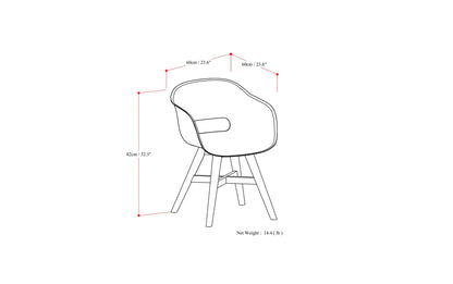 Taupe | Kona Outdoor Dining Chair in Recycled Plastic (Set of 2)