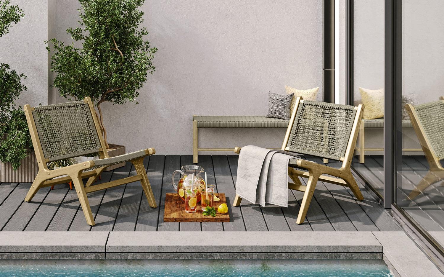 Kendie Outdoor Lounge Chair