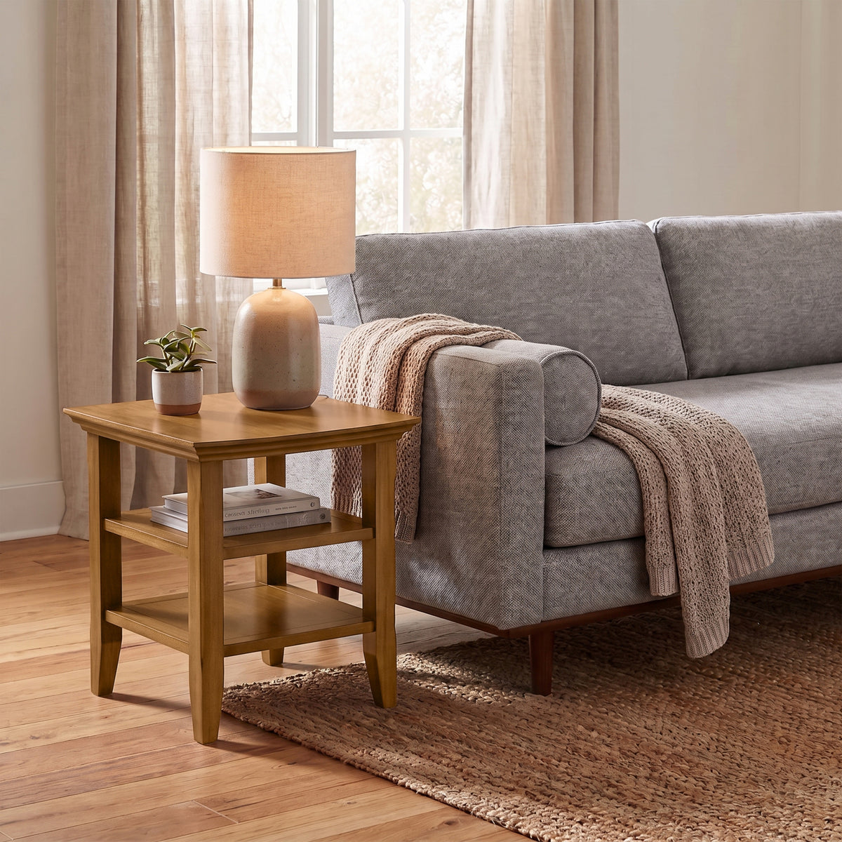 Light Golden Brown | Acadian End Table
