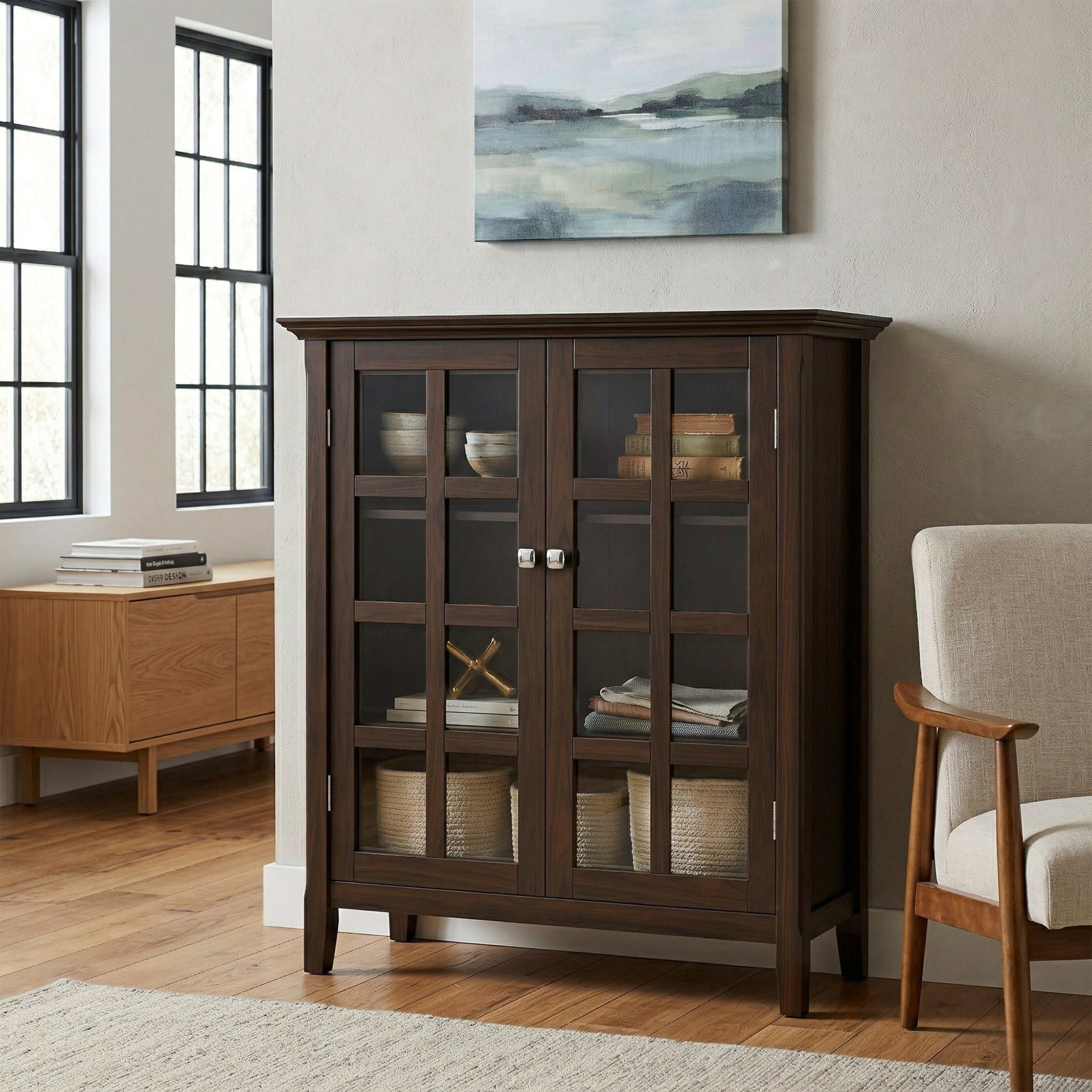 Brunette Brown | Acadian Medium Storage Cabinet