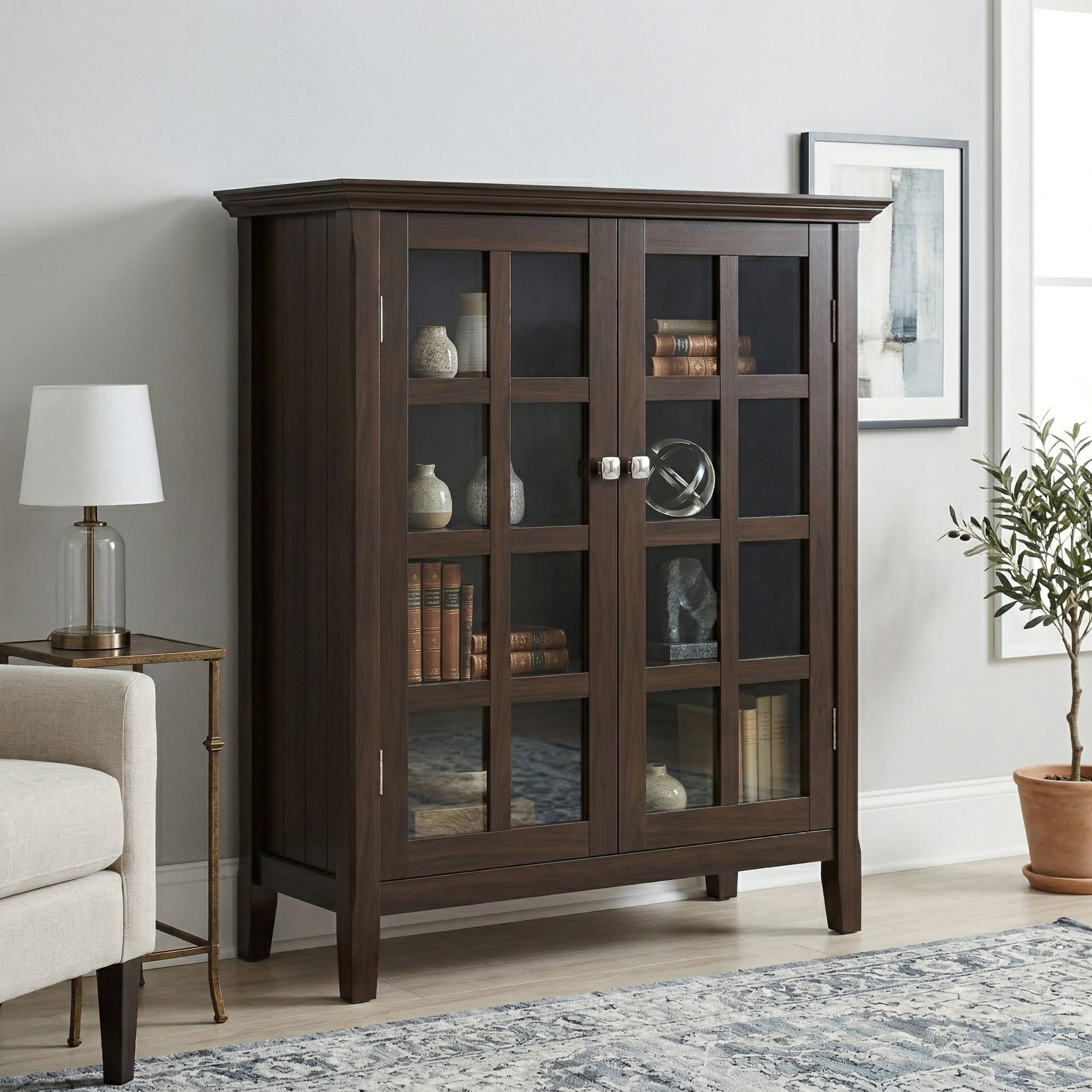 Brunette Brown | Acadian Medium Storage Cabinet