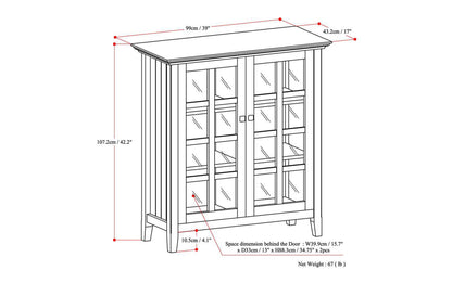 Light Golden Brown | Acadian Medium Storage Cabinet