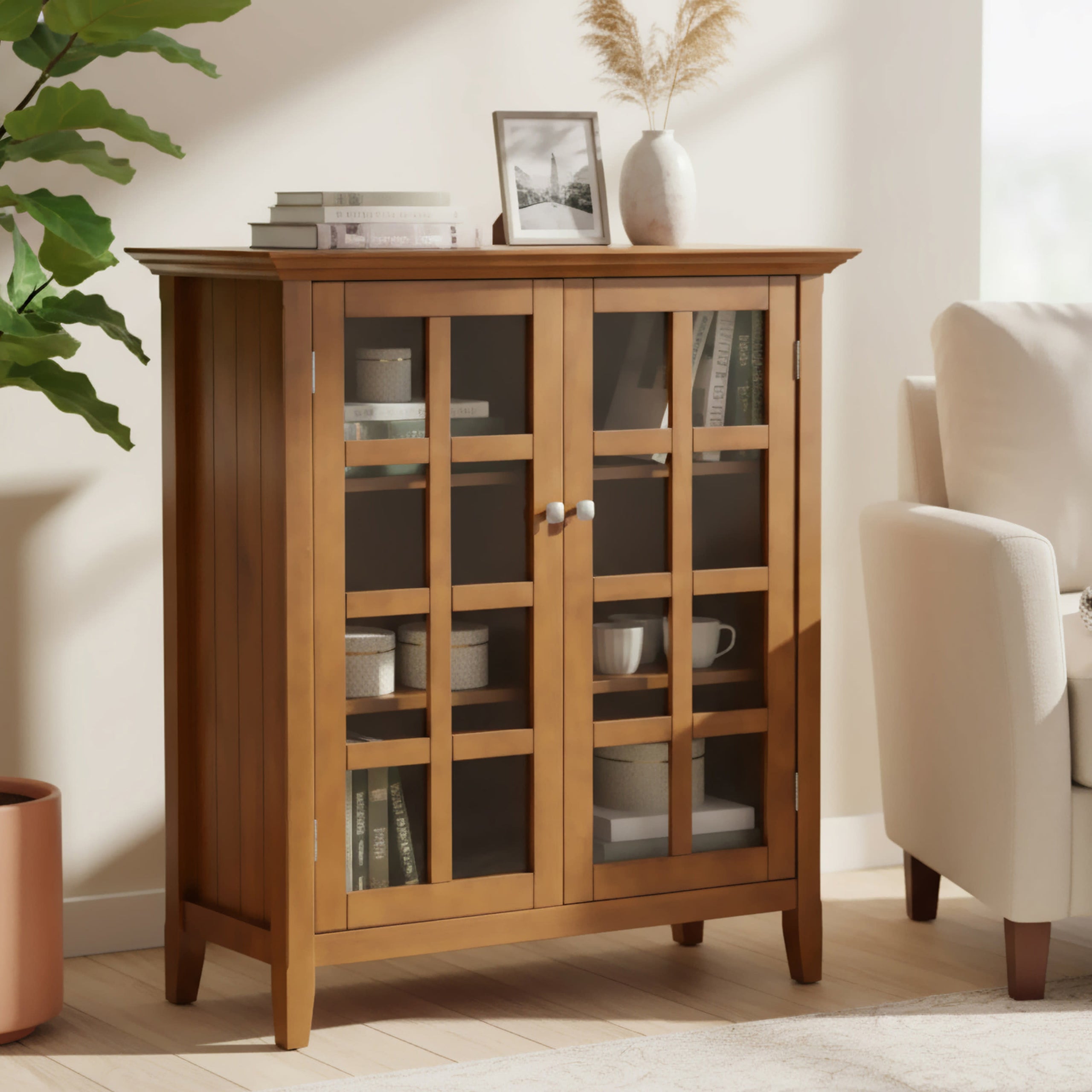 Light Golden Brown | Acadian Medium Storage Cabinet