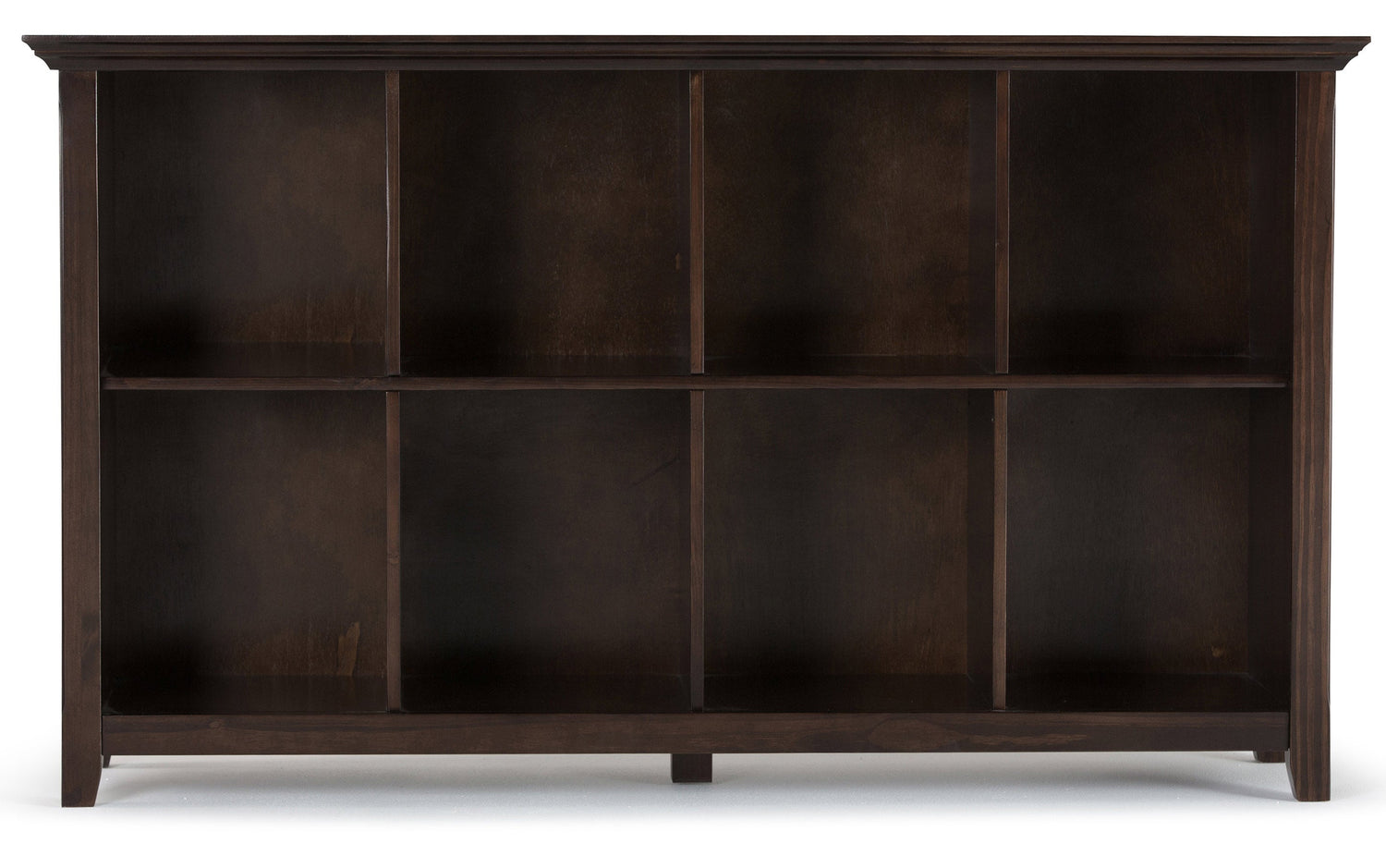 Brunette Brown | Acadian 8 Cube Storage / Sofa Table