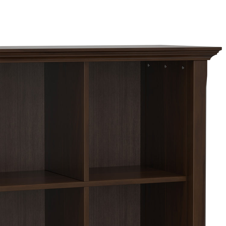 Brunette Brown | Acadian 8 Cube Storage Sofa Table