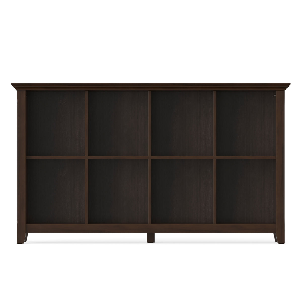 Brunette Brown | Acadian 8 Cube Storage Sofa Table