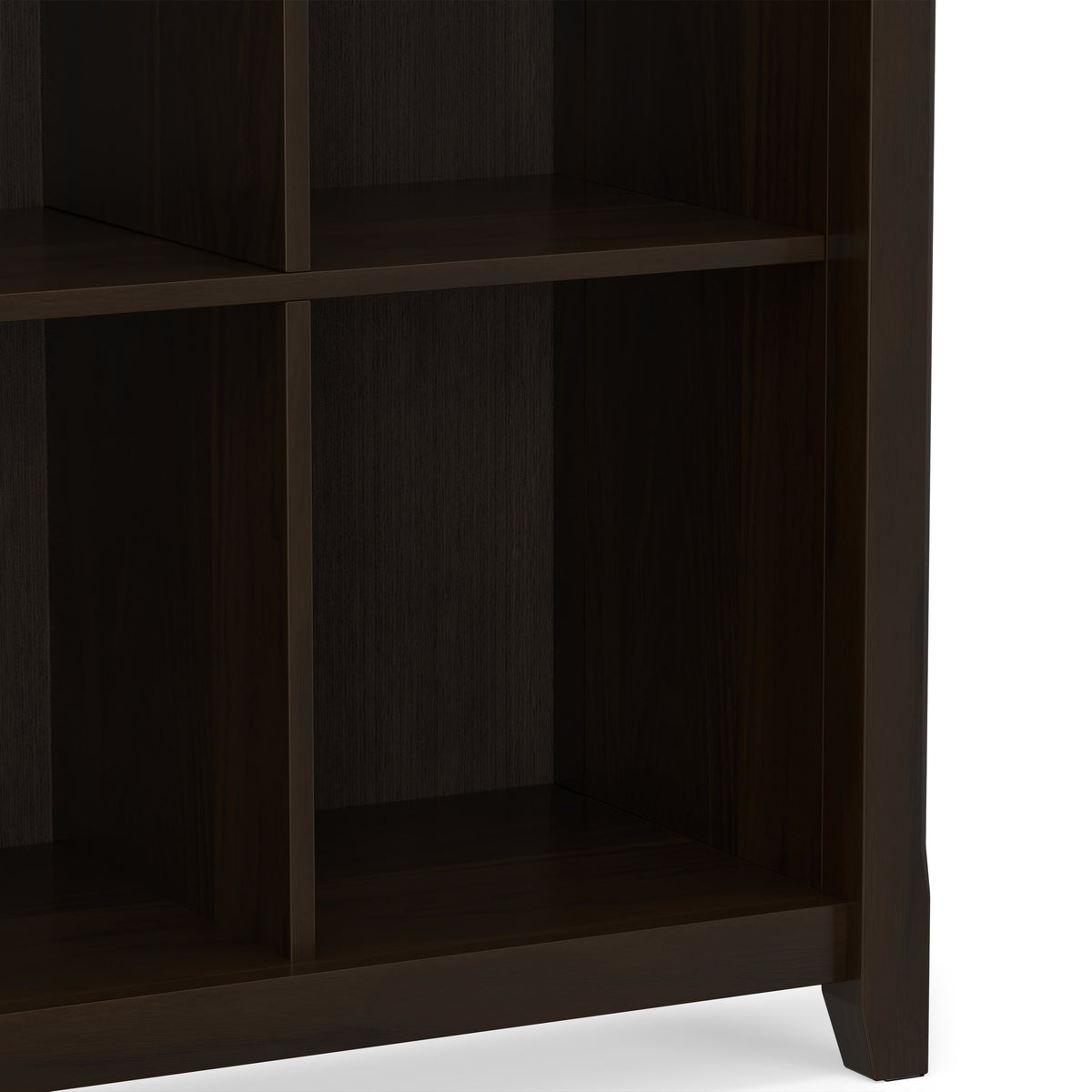 Brunette Brown | Acadian 9 Cube Bookcase