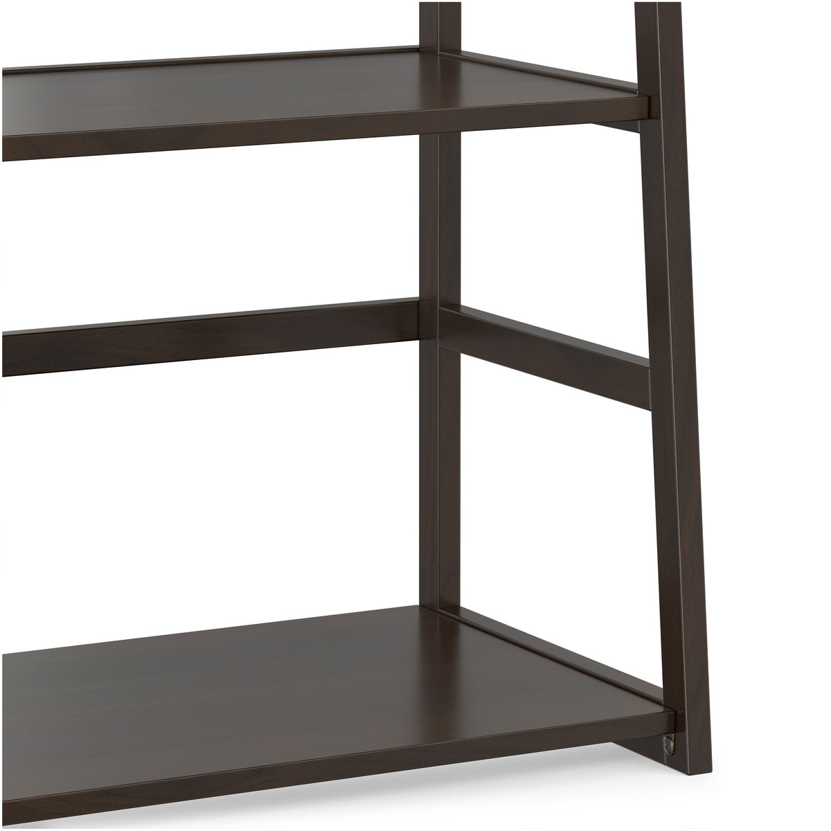 Brunette Brown | Acadian Ladder Shelf Bookcase