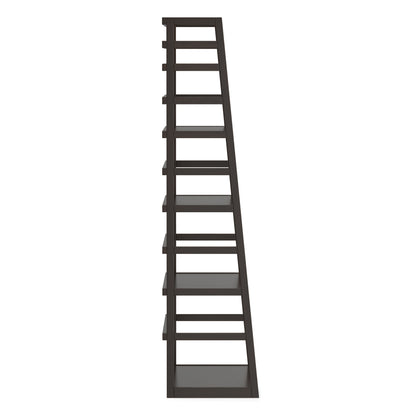 Brunette Brown | Acadian Ladder Shelf Bookcase