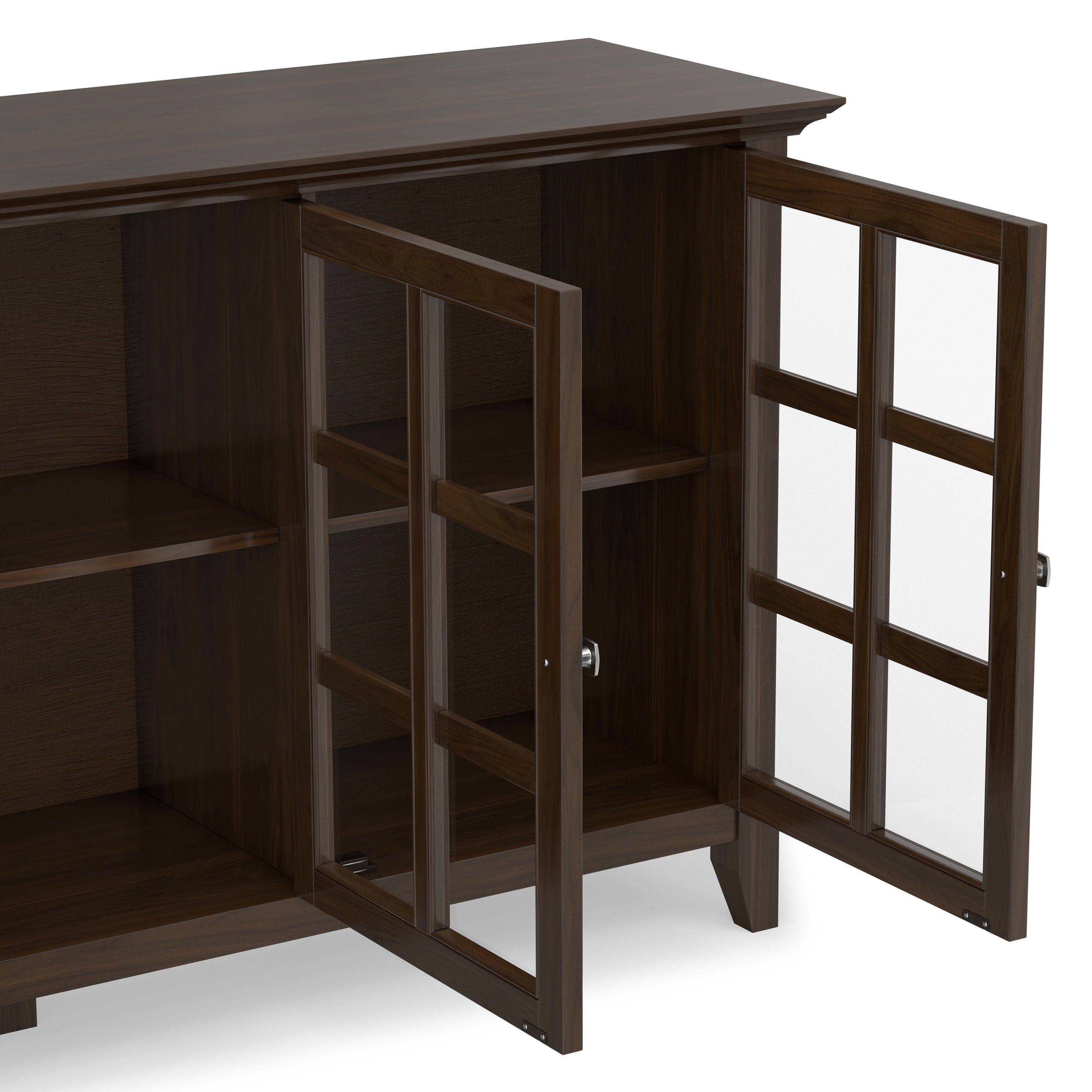 木下博寧　【パリ】 Solid Wood Storage Cabinet | Acadian Wide Storage Cabinet – Simpli