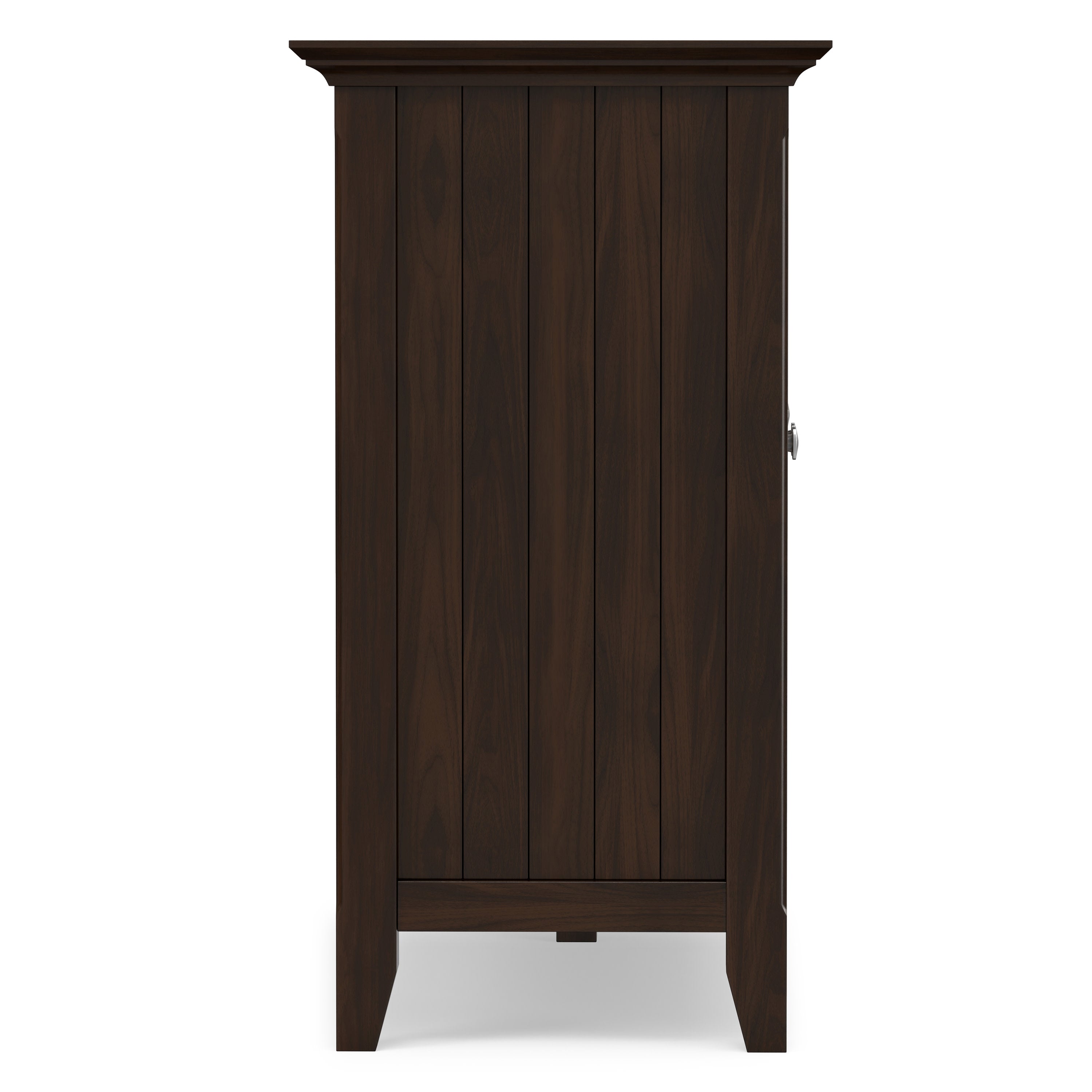 Solid Wood Storage Cabinet | Acadian Wide Storage Cabinet – Simpli