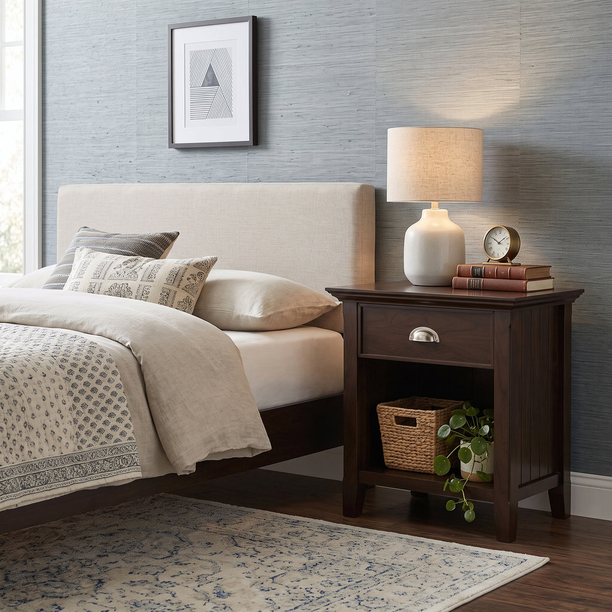 Brunette Brown | Acadian Nightstand