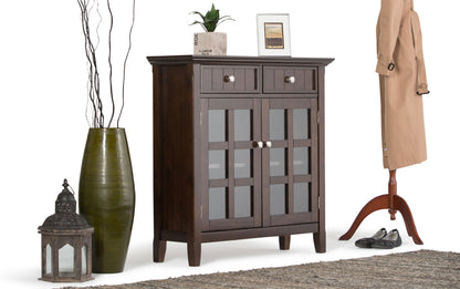 Brunette Brown | Acadian Entryway Storage Cabinet