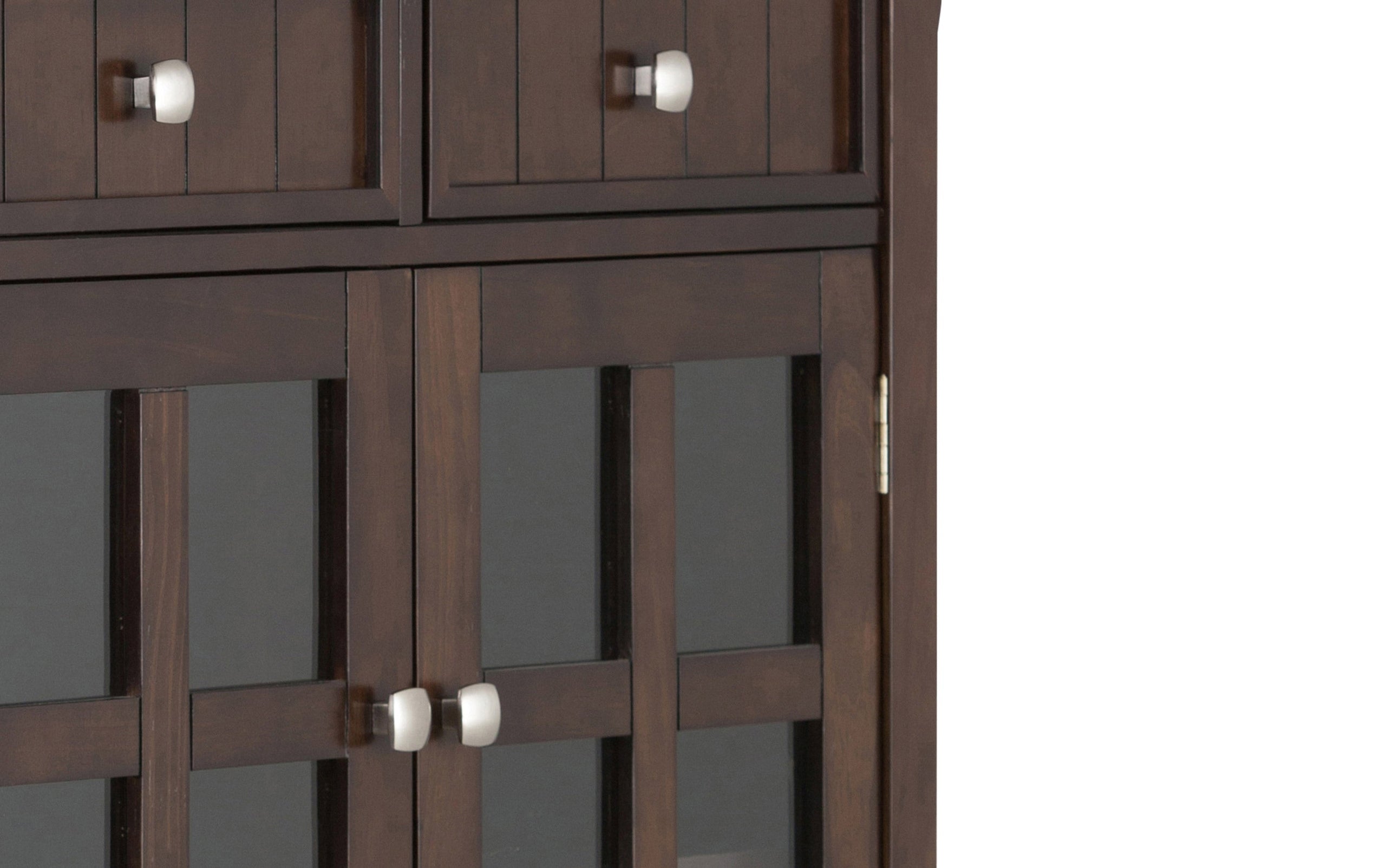 Brunette Brown | Acadian Entryway Storage Cabinet