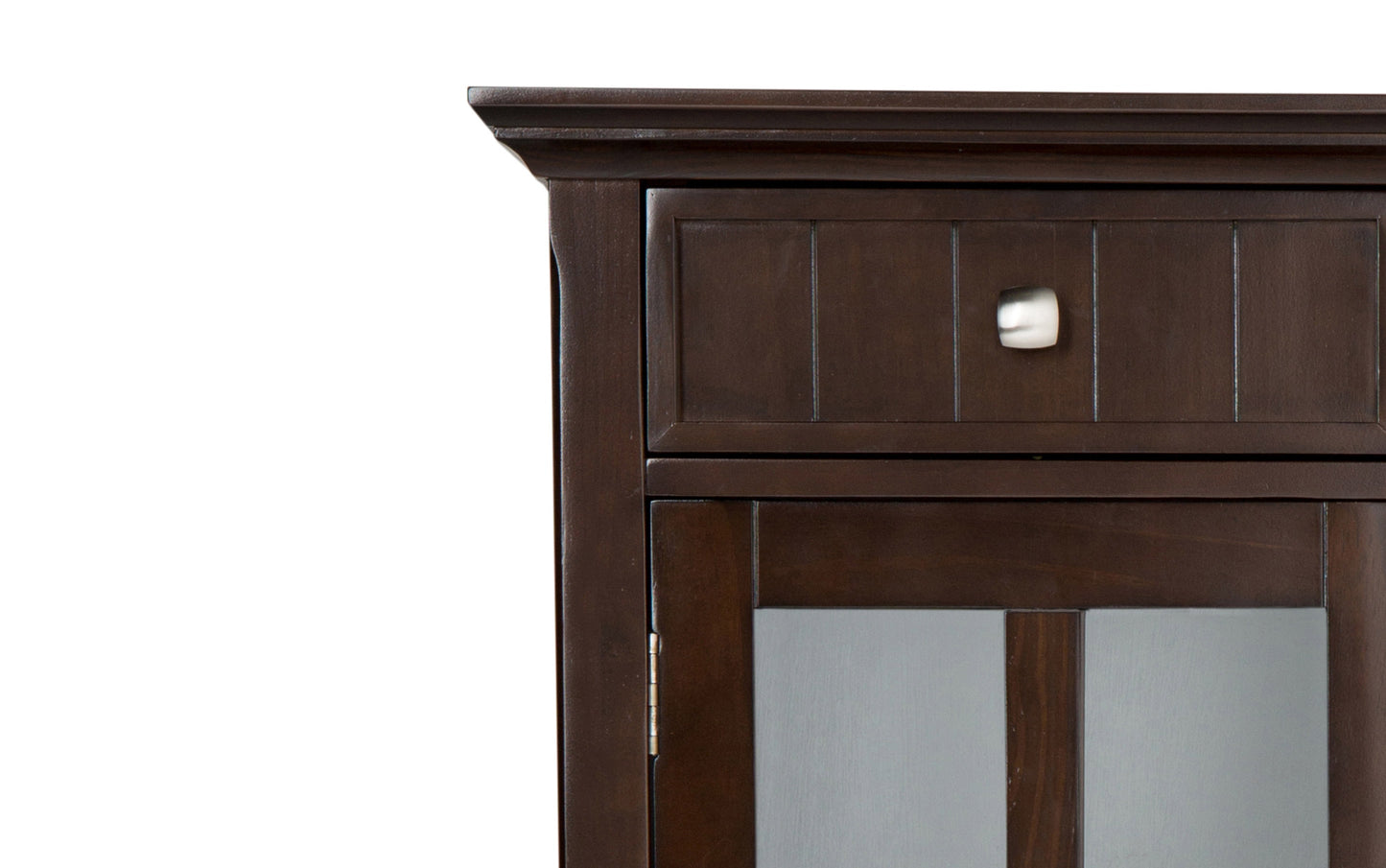 Brunette Brown | Acadian Entryway Storage Cabinet