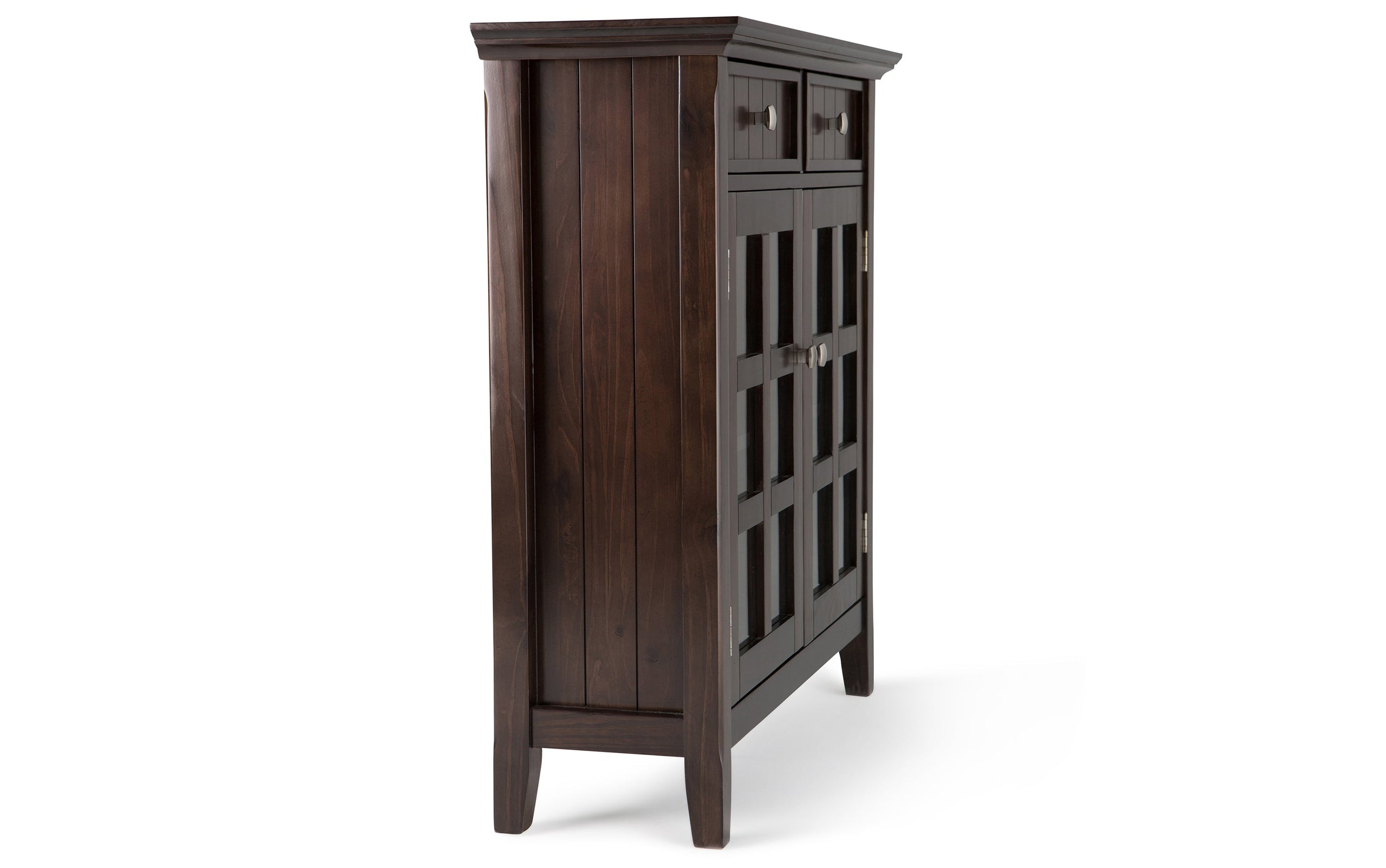 Brunette Brown | Acadian Entryway Storage Cabinet
