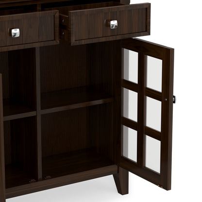 Brunette Brown | Acadian Entryway Storage Cabinet