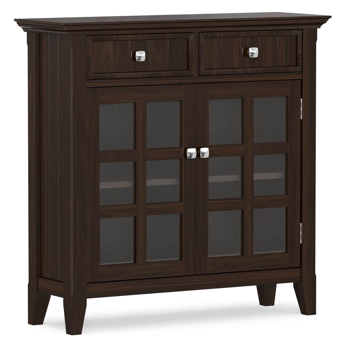 Brunette Brown | Acadian Entryway Storage Cabinet