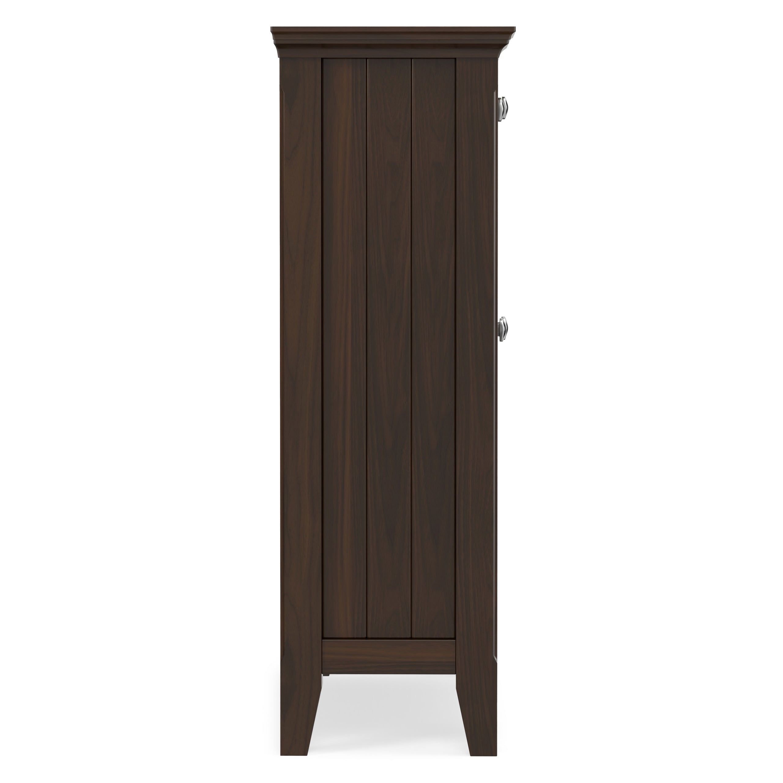Brunette Brown | Acadian Entryway Storage Cabinet