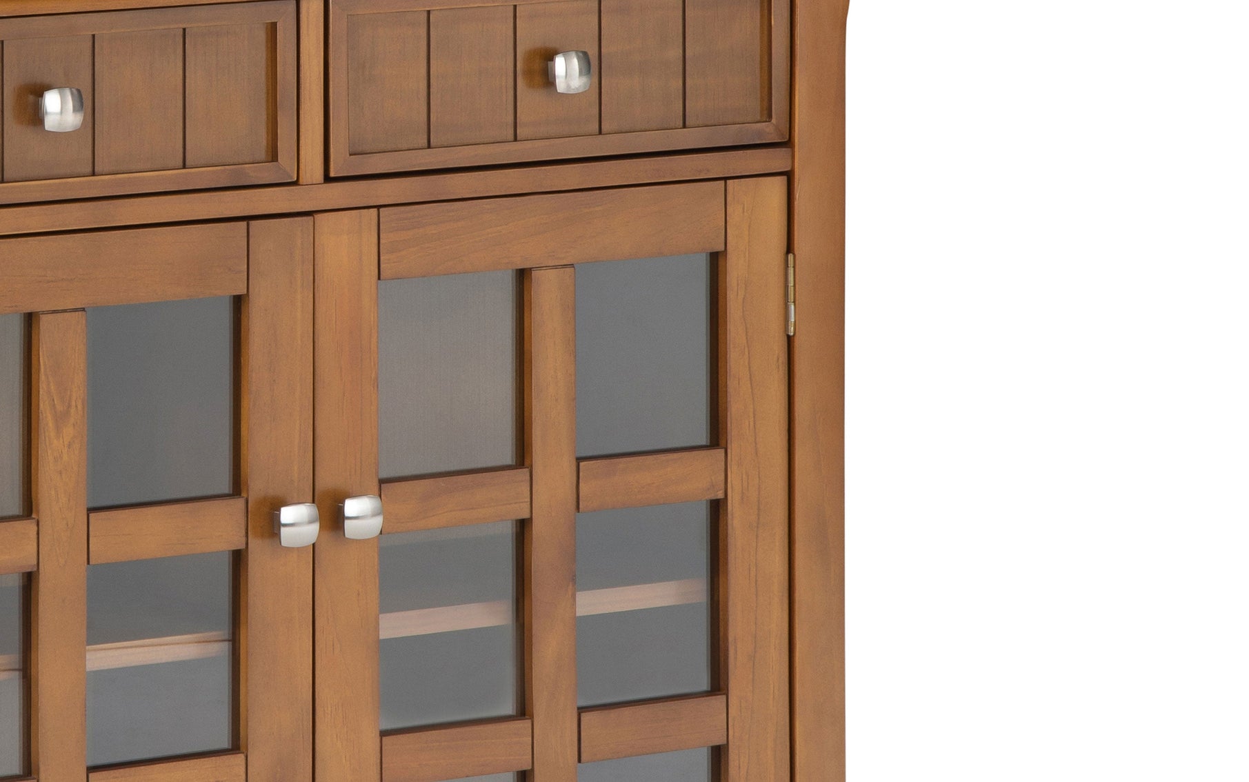 Light Golden Brown | Acadian Entryway Storage Cabinet