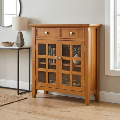 Light Golden Brown | Acadian Entryway Storage Cabinet