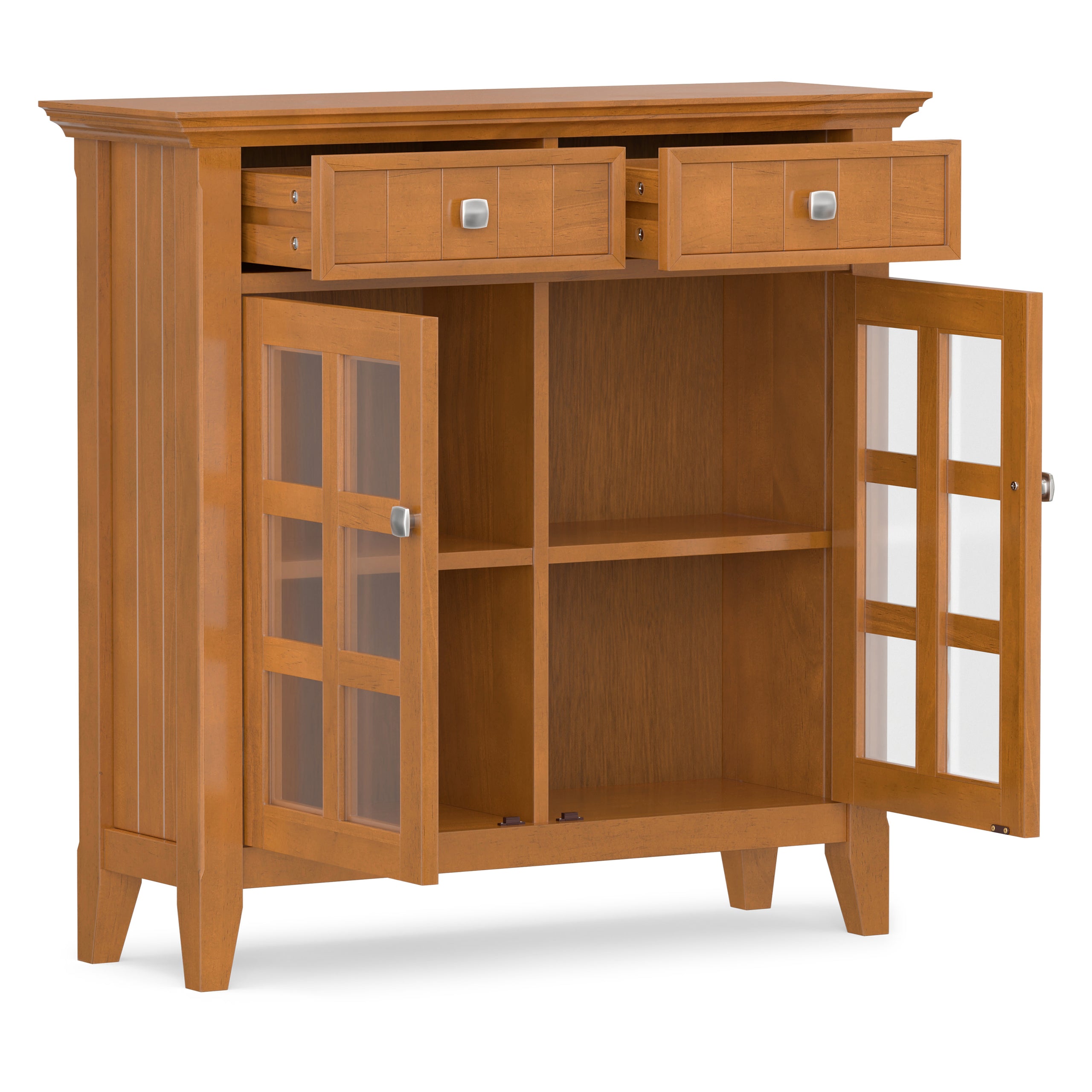 Light Golden Brown | Acadian Entryway Storage Cabinet