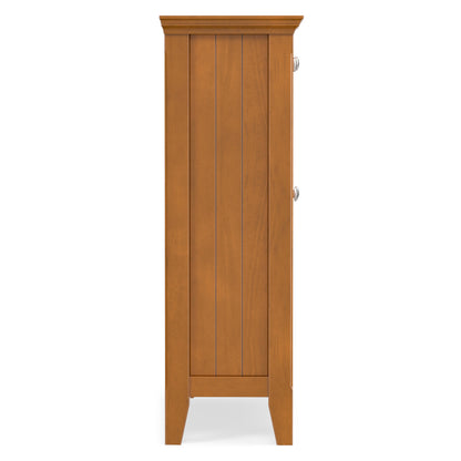 Light Golden Brown | Acadian Entryway Storage Cabinet